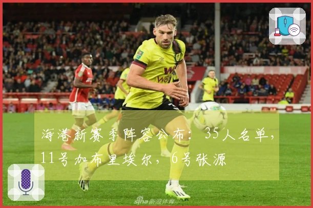 海港新赛季阵容公布：35人名单，11号加布里埃尔，6号张源